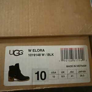 UGG Women's Black Heeled Boots